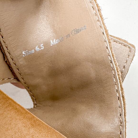 NEW Dolce Vita Perris Leather Double Strap Slide Sandal, Size 6.5, MSRP $100 - Picture 13 of 13